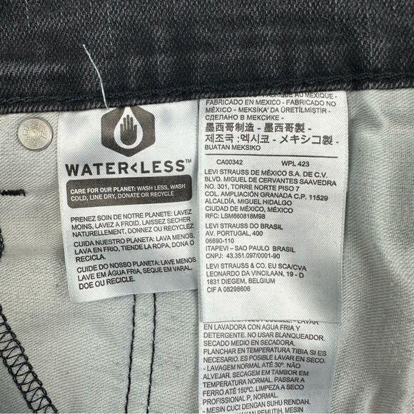 Levis 559 Jeans Mens 36 Relaxed Straight‎ Leg Charcoal Wash Denim Outdoor Casual - Picture 12 of 15